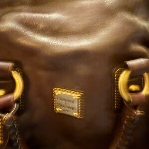 Dooney & Bourke Dark Brown Leather Tote